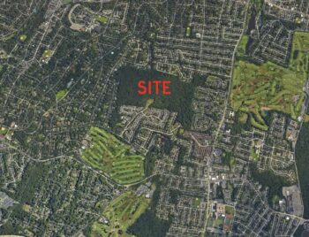 Overview of the Watchung area that is currently at risk of development.